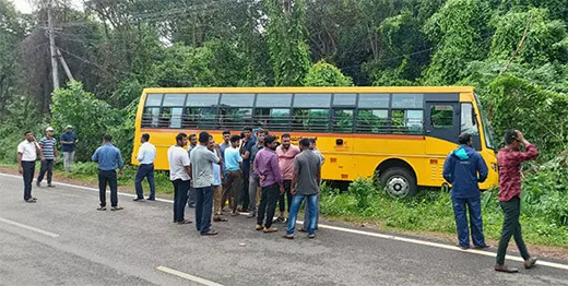 School bus driver heart attack